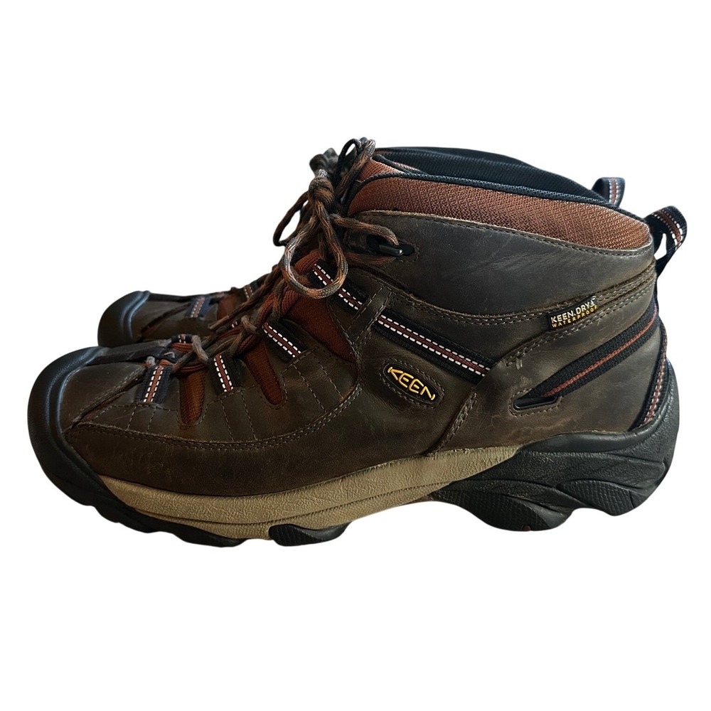 Keen Brown Targhee II Mid Waterproof Hiking Boots Men's 12